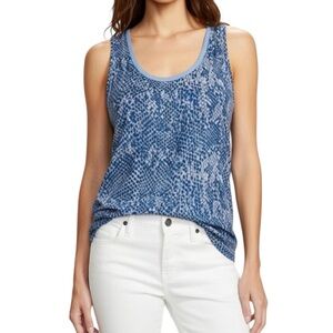 BANANA REPUBLIC Luxe Touch Printed Night Tank Top